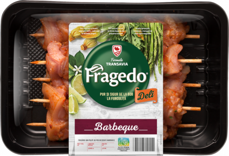 Fragedo Barbeque: Frigărui din pulpe de pui dezosate, marinate