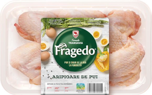 Aripioare de pui cu piele, refrigerate
