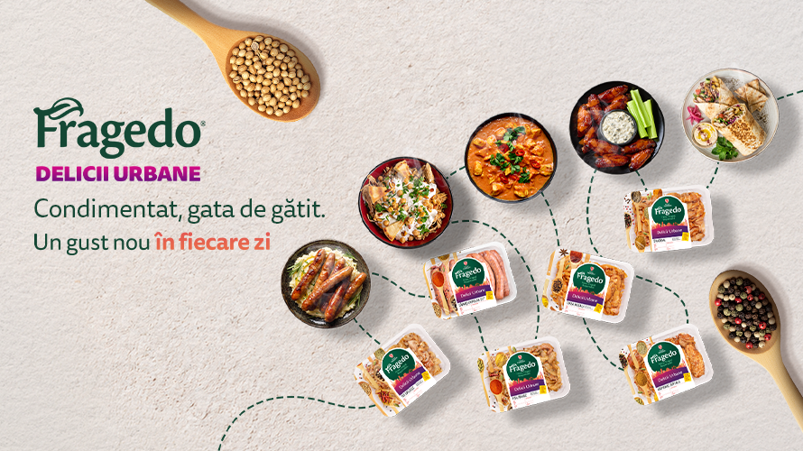 Fragedo Delicii Urbane aduce gustul și aroma orașului, la tine acasă, pentru mesele de zi cu zi