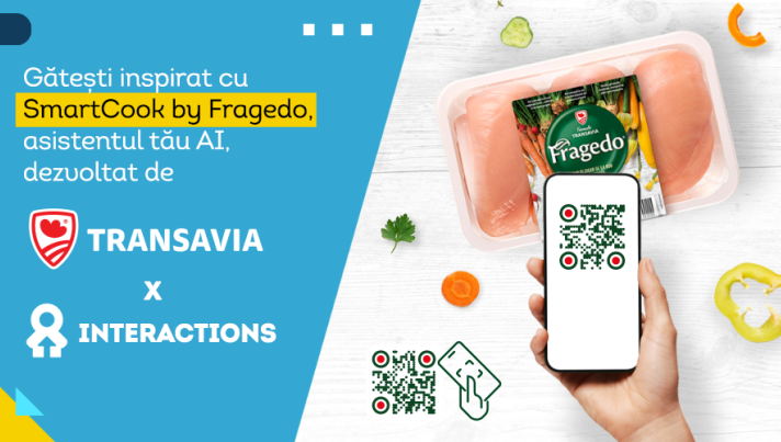 TRANSAVIA and INTERACTIONS launch SmartCook by Fragedo, Romania’s First AI Cooking Assistant